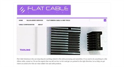 Desktop Screenshot of flatcablesolutions.com