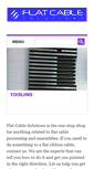 Mobile Screenshot of flatcablesolutions.com
